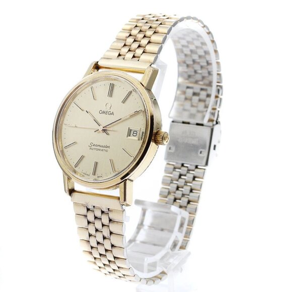 OMEGA 166.0202 Cal.1010 Date gold Dial Automatic Men's Watch_882886 - Picture 3 of 10